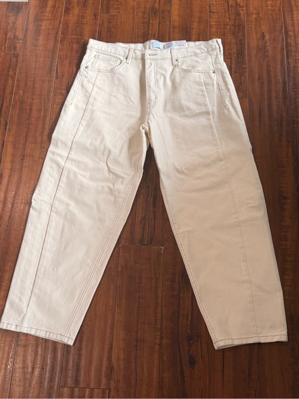 Time and Tru Cream Wide Leg Pants